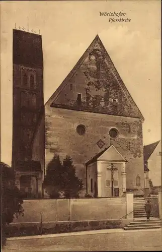 Ak Bad Wörishofen im Unterallgäu, Pfarrkirche