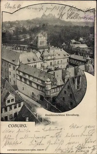 Ak Coburg in Oberfranken, Residenzschloss Ehrenburg