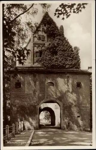 Ak Memmingen in Schwaben, Einlasstor