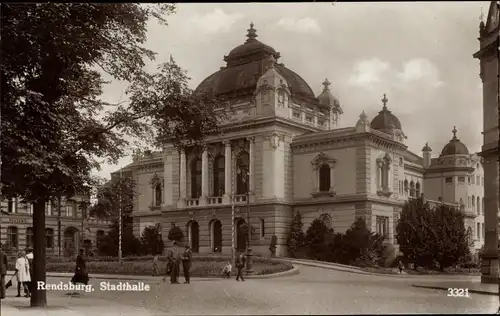 Ak Rendsburg in Schleswig Holstein, Stadthalle