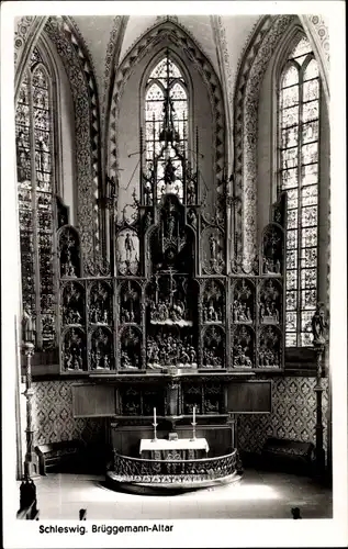 Ak Schleswig an der Schlei, Dom, Brüggemann-Altar