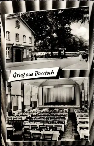 Ak Vossloch Bokholt Hanredder in Holstein, Hotel und Gesellschaftshaus "Grüner Wald"