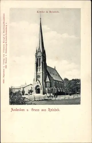 Ak Reinbek in Schleswig Holstein, Kirche