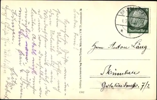 Ak Brannenburg in Oberbayern, Gesamtansicht, Heuberg, Kirche