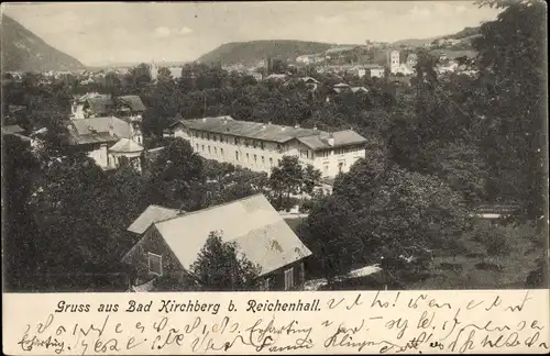 Ak Kirchberg Bad Reichenhall in Oberbayern, Totalansicht