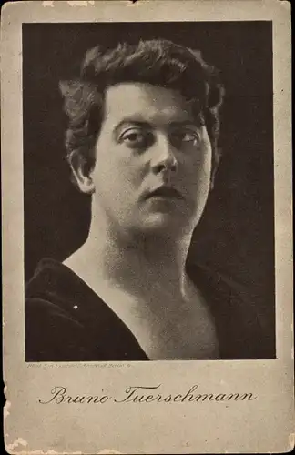 Ak Schauspieler Bruno Tuerschmann, Portrait