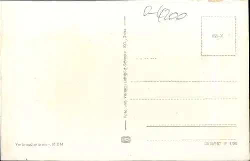 Ak Merseburg an der Saale, Altes Rathaus, Burgstraße