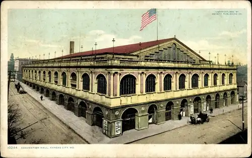 Ak Kansas City Missouri USA, Kongresshalle