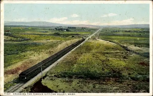 Ak Washington USA, Durchquerung des berühmten Kittitas Valley