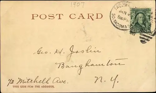 Ak Seattle Washington USA, der Wasserpunkt