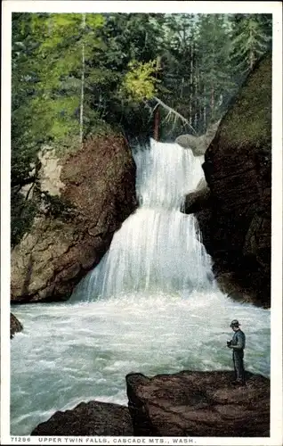 Ak Washington USA, obere Twin Falls, Cascade Mountains
