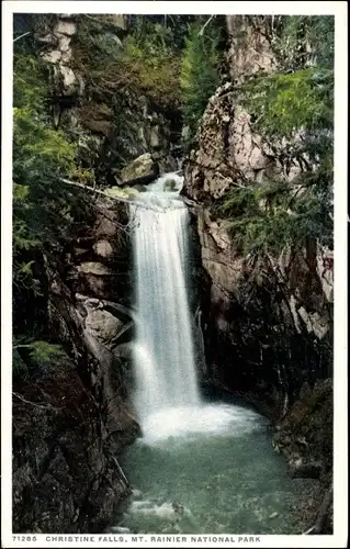 Ak Washington USA, Mount Rainier, Christine Falls