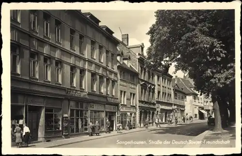 Ak Sangerhausen am Harz, Straße der Deutsch Sowjetischen Freundschaft