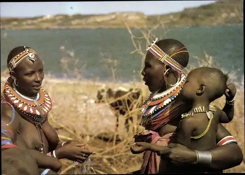 Ak Kenia, El Molo Frauen