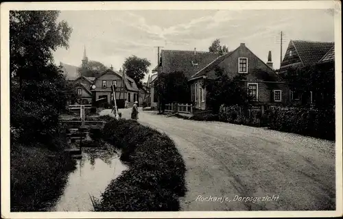 Ak Rockanje Südholland Niederlande, Blick auf das Dorf