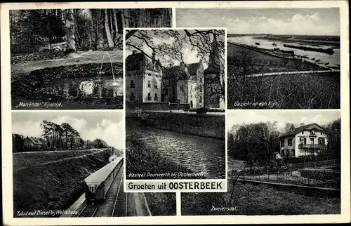 Ak Oosterbeek Renkum Gelderland, Rhein, Zweiersdal, Schloss Doorwerth