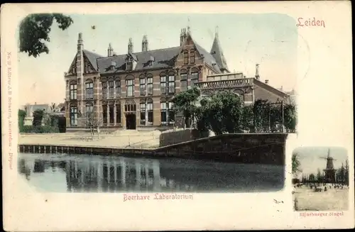 Ak Leiden Südholland Niederlande, Boerhave Laboratory, Rijnsburger Singel