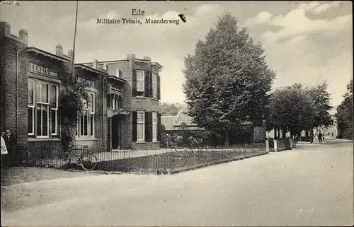 Ak Ede Gelderland Niederlande, Militärheim, Maanderweg