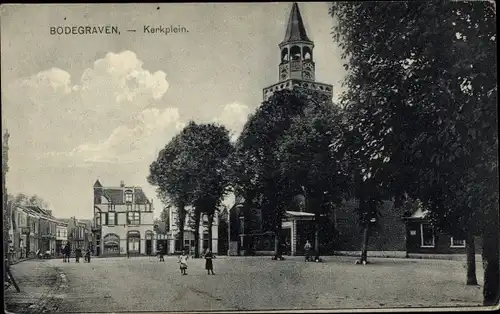 Ak Bodegraven Südholland, Kerkplein