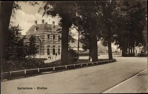 Ak Gorinchem Südholland Niederlande, Bahnhof