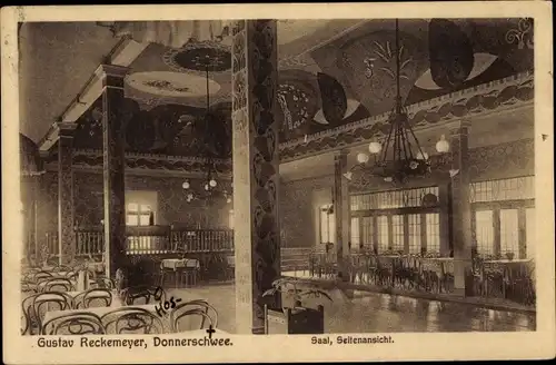 Ak Donnerschwee Oldenburg in Oldenburg, Gasthaus Gustav Reckemeyer, Saal