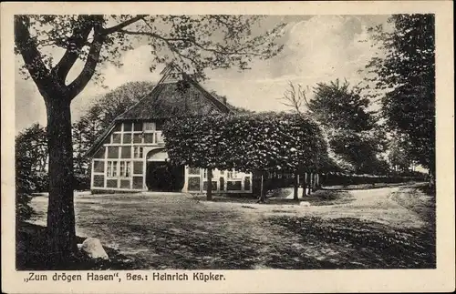 Ak Wechloy Oldenburg in Oldenburg, Gasthaus Zum drögen Hasen