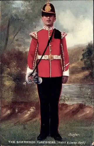 Ak Ther Sherwood Foresters, Bugler