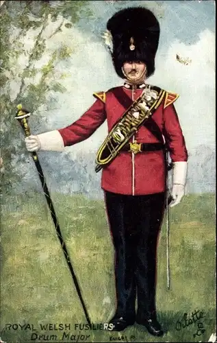 Ak Royal Welsh Fusiliers, Tambourmajor