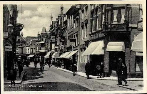 Ak Vlissingen Zeeland Niederlande, Walstraat, Coiffeur