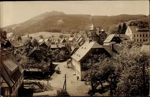 Ak Waltersdorf (Amtsh. Zittau) Großschönau in der Oberlausitz, Teilansicht