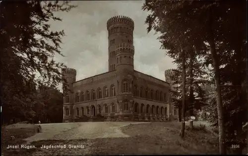 Ak Seebad Binz auf Rügen, Jagdschloss Granitz