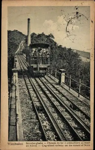 Ak Wiesbaden in Hessen, Nerobergbahn