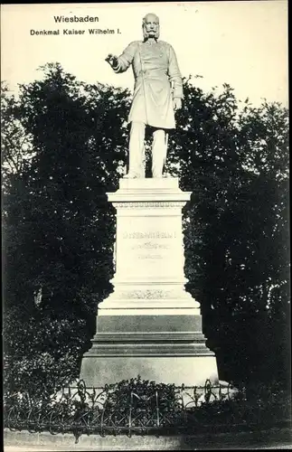 Ak Wiesbaden in Hessen, Kaiser-Wilhelm I.-Denkmal