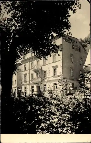 Foto Ak Bad Schandau Sächsische Schweiz, Hotel Erholung