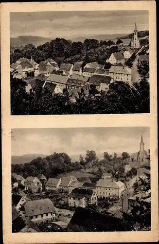 Ak Bad Berggießhübel, Katastrophe 1927, Zerstörung, Unwetter