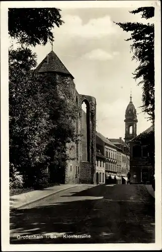 Ak Großenhain Sachsen, Klosterruine