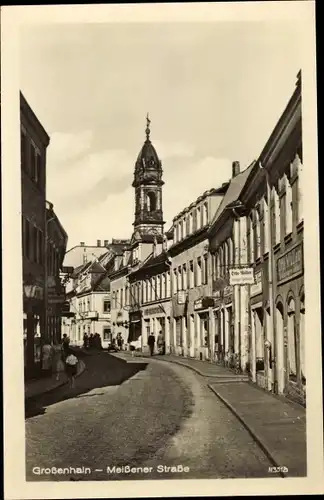 Ak Großenhain Sachsen, Meißener Straße