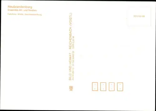Ak Neubrandenburg in Mecklenburg, Ensemble Alt- und Neubau