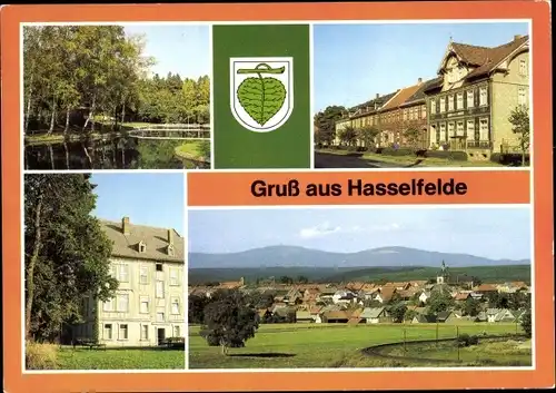 Ak Hasselfelde Oberharz am Brocken, Waldseebad, Breite Straße, FDGB-Erholungsheim Karl Marx