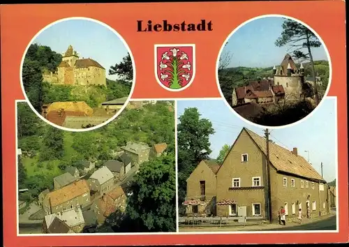 Ak Liebstadt Erzgebirge Sachsen, Schloss Kuckuckstein, Stadtschenke