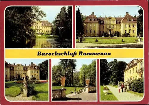 Ak Rammenau Sachsen, Barockschloss