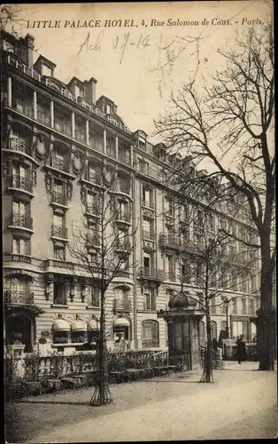 Ak Paris III, Rue Salomon de Caus, Little Palace Hotel