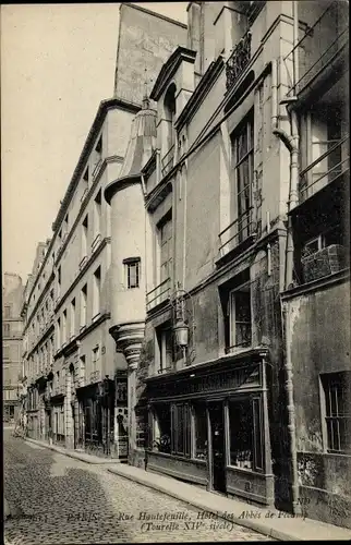 Ak Paris VI, Rue Hautefeuille, Hotel des Abbes de Fécamp