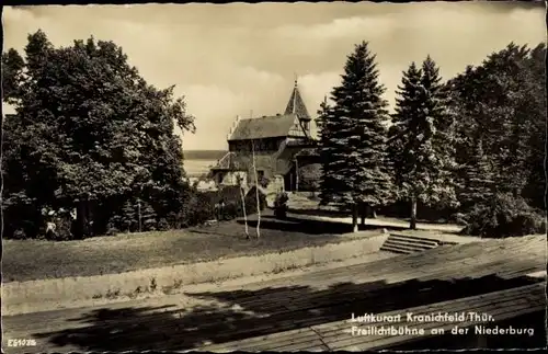 Ak Kranichfeld in Thüringen, Freilichtbühne an der Niederburg