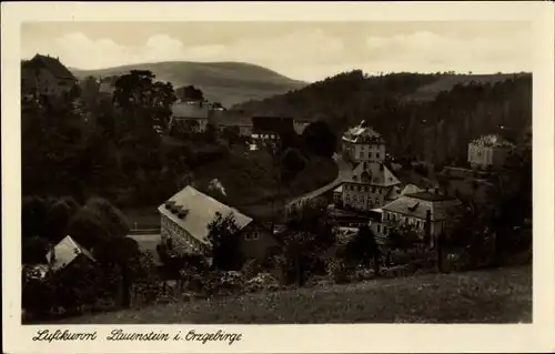 Ak Lauenstein Altenberg im Erzgebirge, Teilansicht