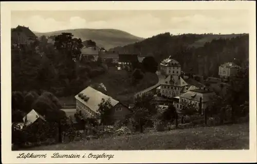 Ak Lauenstein Altenberg im Erzgebirge, Teilansicht