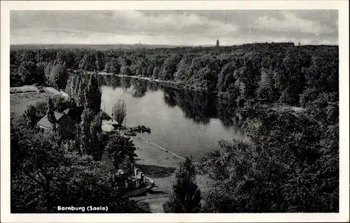 Ak Bernburg an der Saale, Landschaftsblick