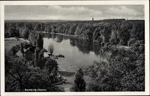 Ak Bernburg an der Saale, Landschaftsblick