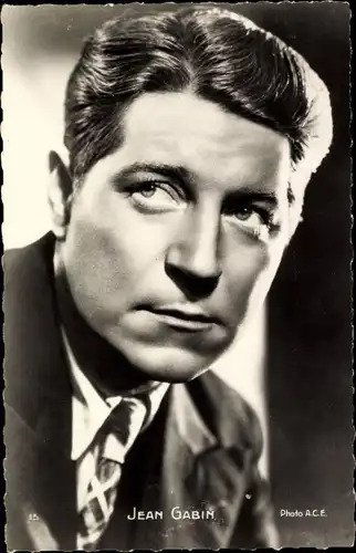 Ak Schauspieler Jean Gabin, Portrait, Frühe Jahre, Frankreich