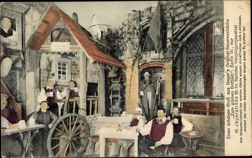 Ak Berlin, Meyer's Original Bauernschänke Zum groben Gottlieb, Jägerstraße 65